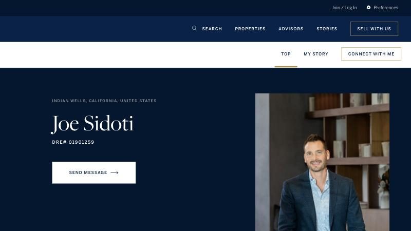 Screenshot of the sothebysrealty.com home page