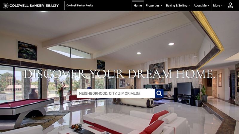 Screenshot of the nadineelliott.com home page