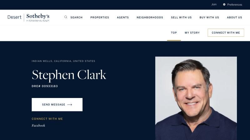Screenshot of the sothebysrealty.com home page